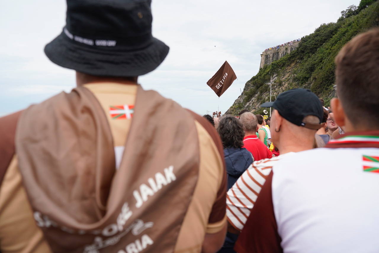 Gran ambiente en Donostia en la primera jornada de la Bandera de La Concha