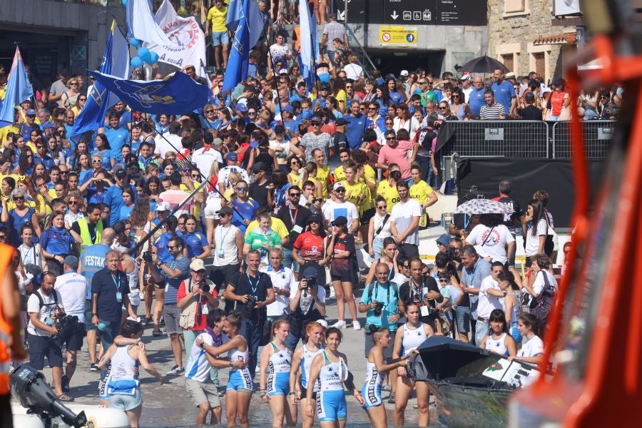 Arraun Lagunak celebra su victoria