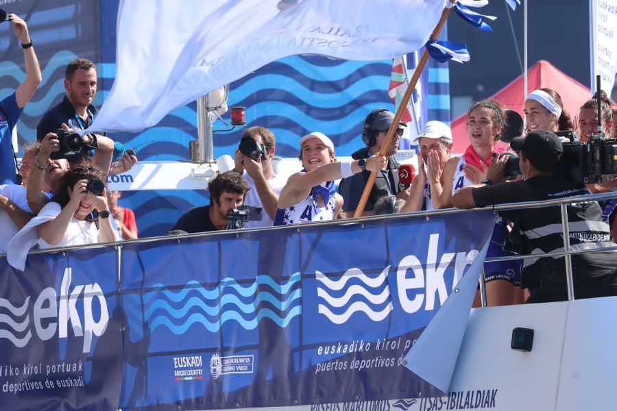 Arraun Lagunak celebra su victoria