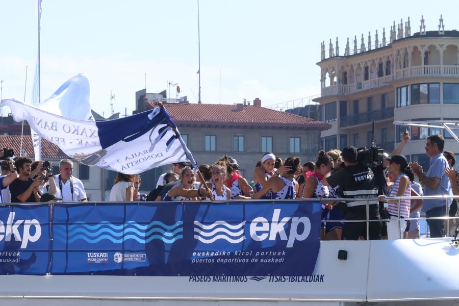 Arraun Lagunak celebra su victoria