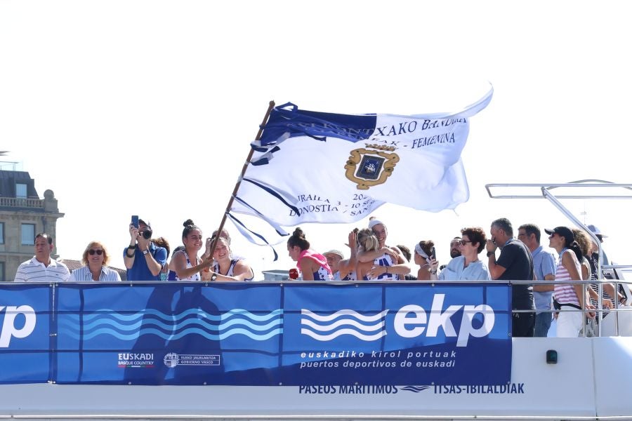 Arraun Lagunak celebra su victoria