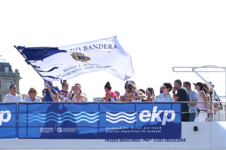 Arraun Lagunak celebra su victoria