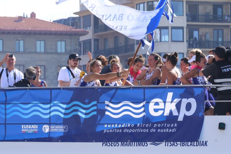 Arraun Lagunak celebra su victoria