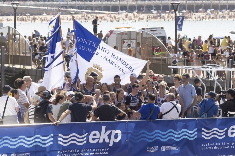 Urdaibai se lleva su séptima Bandera de La Concha