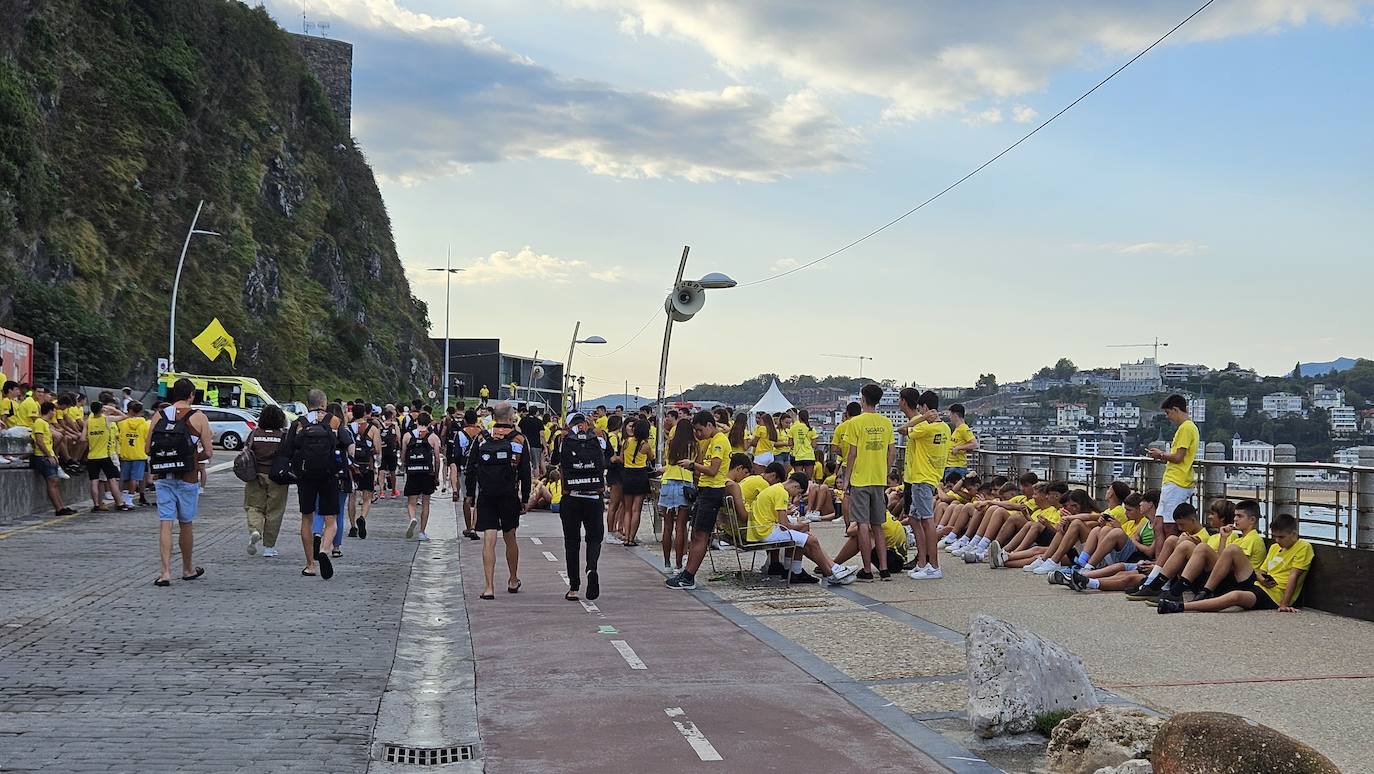 Las aficiones toman Donostia en el gran día del remo