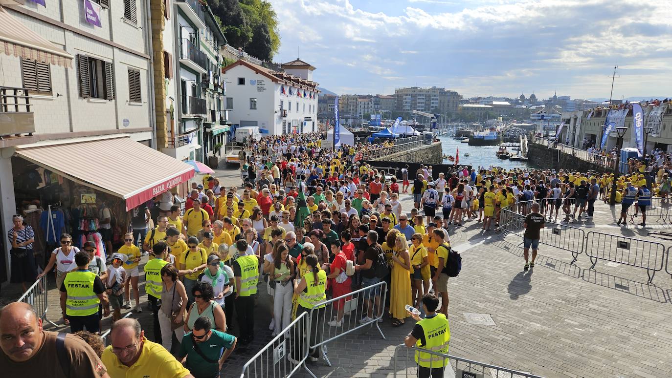 Las aficiones toman Donostia en el gran día del remo