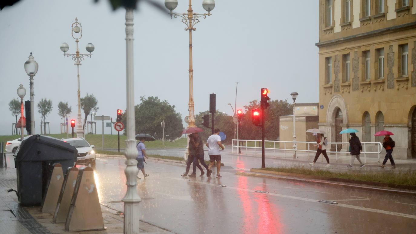 Las tormentas barren Gipuzkoa