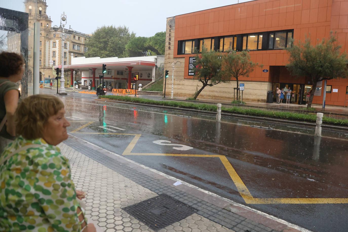Las tormentas barren Gipuzkoa