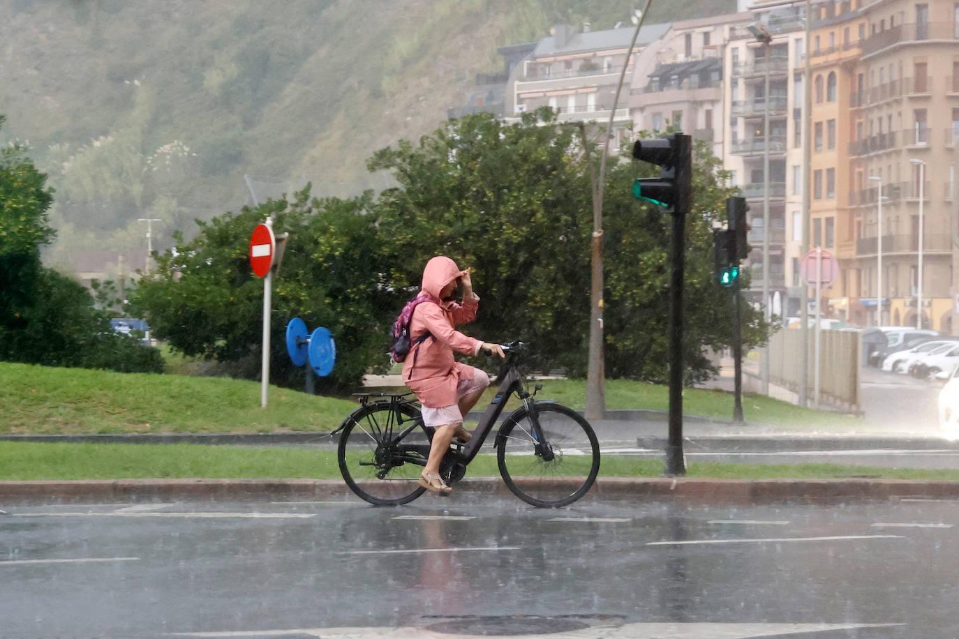 Las tormentas barren Gipuzkoa