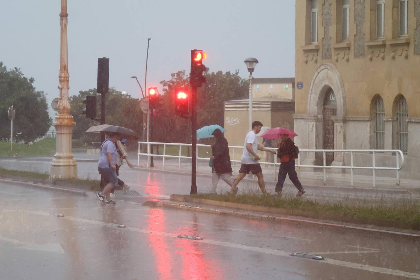 Las tormentas barren Gipuzkoa