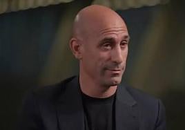 Luis Rubiales, en la entrevista con Talks TV.