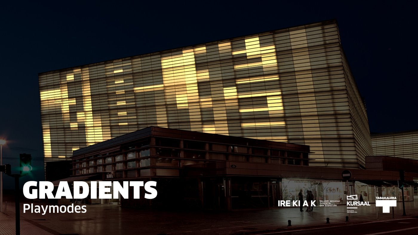 La fachada del auditorio proyectará cada tarde la obra 'Gradients'.