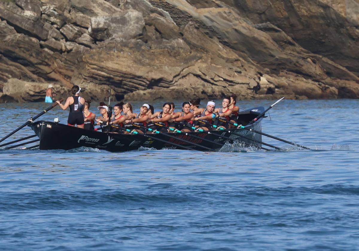 Hibaika marcó el mejor crono en Bermeo.