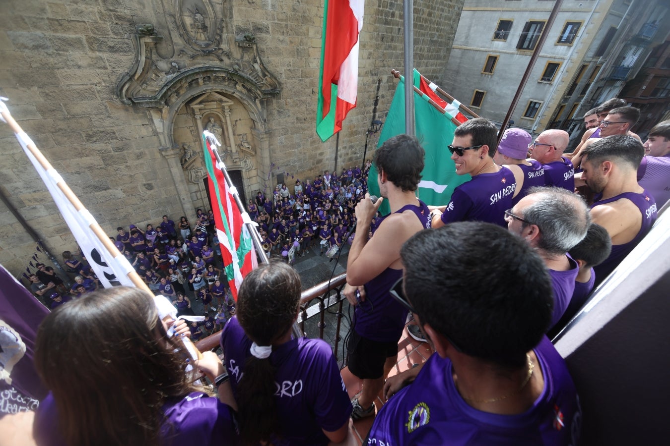 Recibimiento por todo lo alto en San Pedro