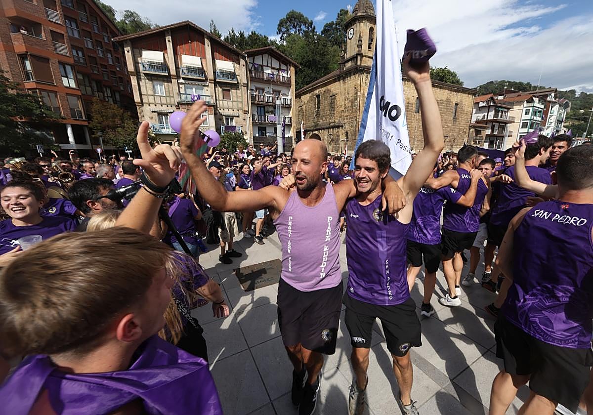 Recibimiento por todo lo alto en San Pedro