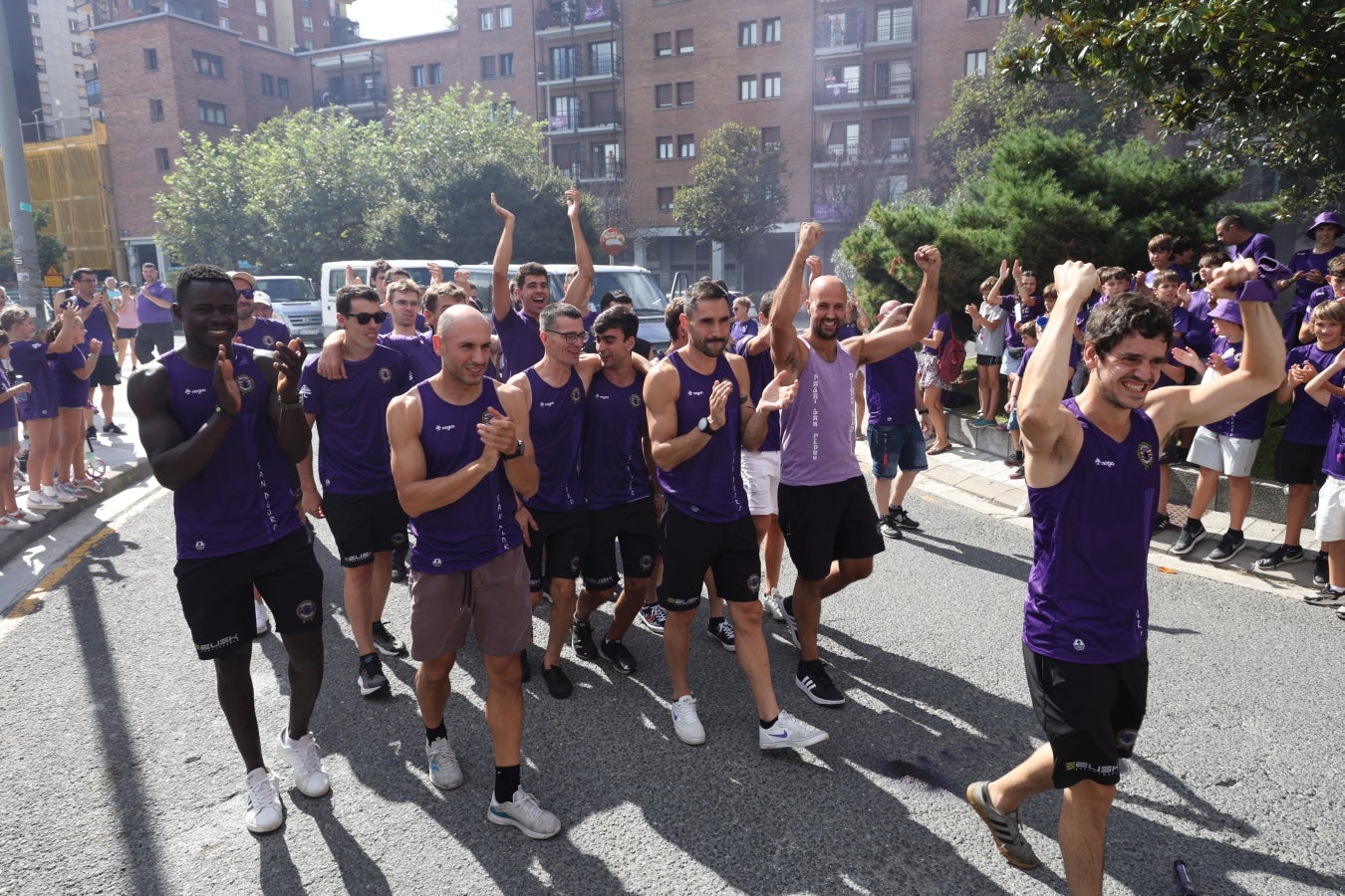 Recibimiento por todo lo alto en San Pedro