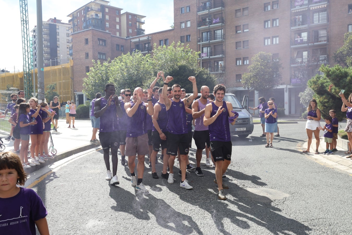 Recibimiento por todo lo alto en San Pedro