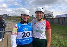 Klara Olzabal y Miren Lazkano.