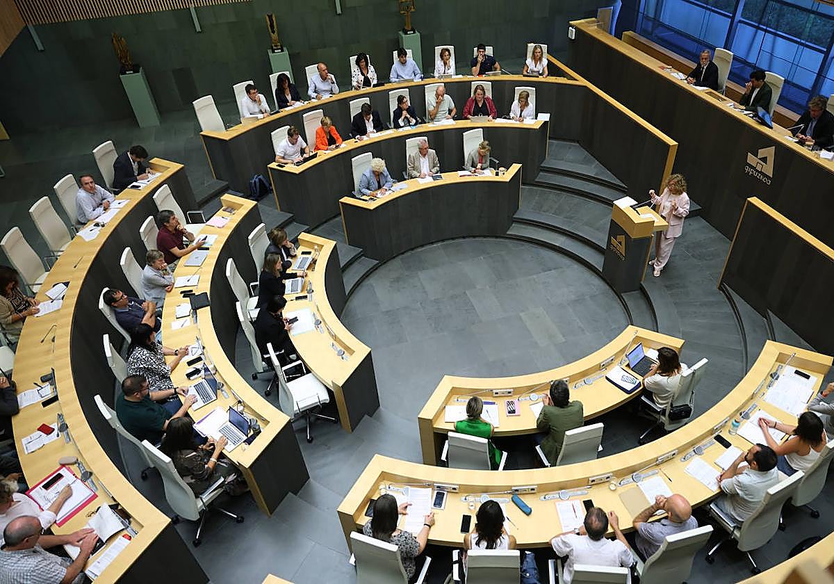 El Gobierno foral en minoría PNV-PSE pierde su primera votación en las Juntas