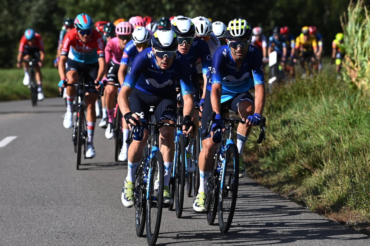 Alex Aranburu, en cabeza de pelotón.