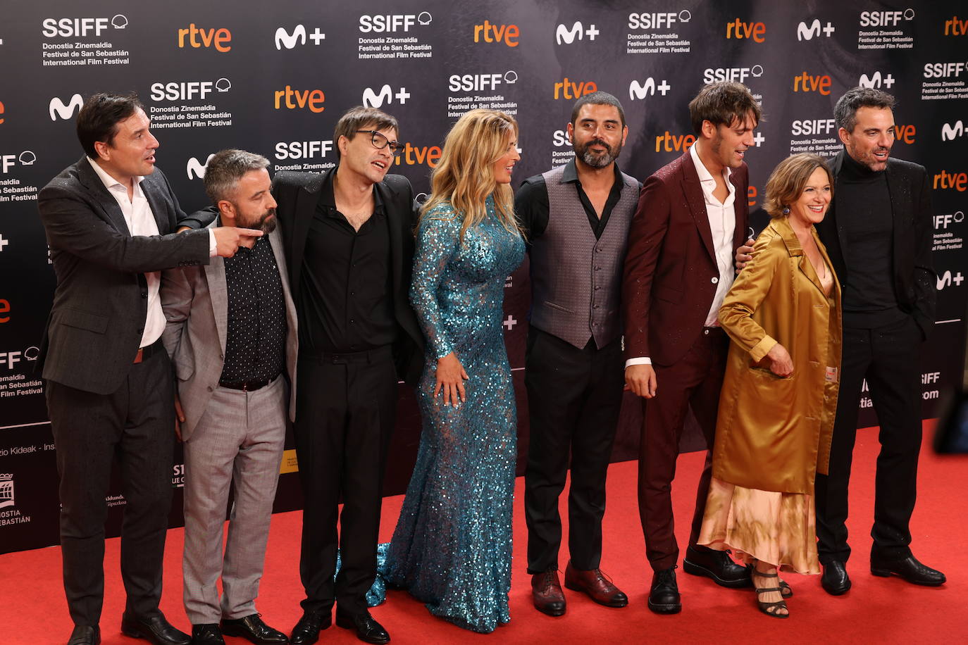 Alfombra roja de la gala inaugural del Zinemaldia