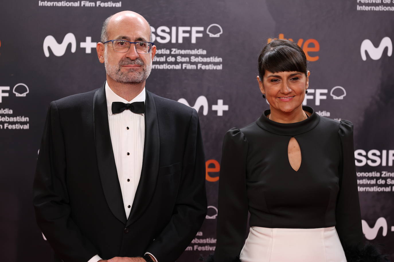 Alfombra roja de la gala inaugural del Zinemaldia