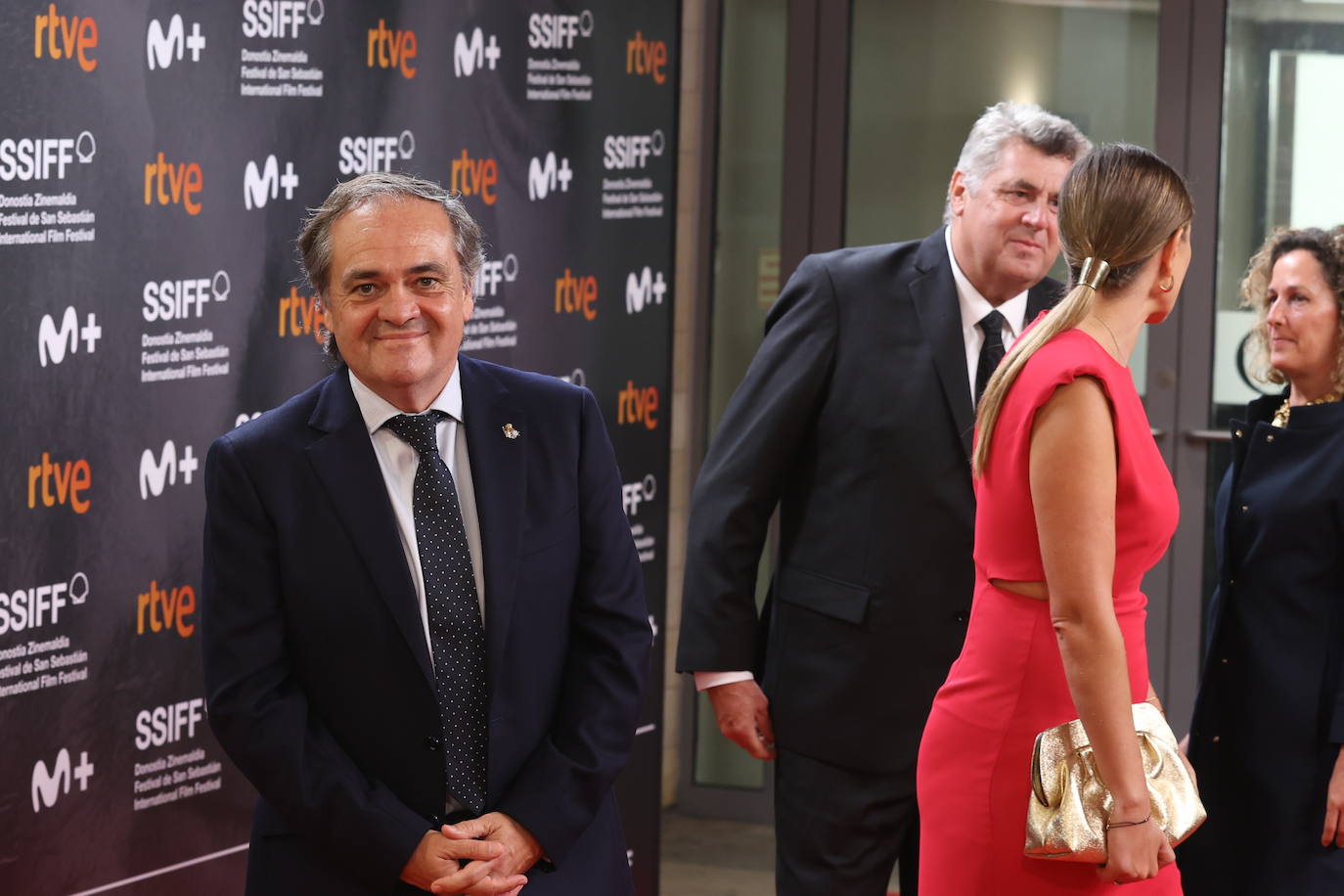 Alfombra roja de la gala inaugural del Zinemaldia