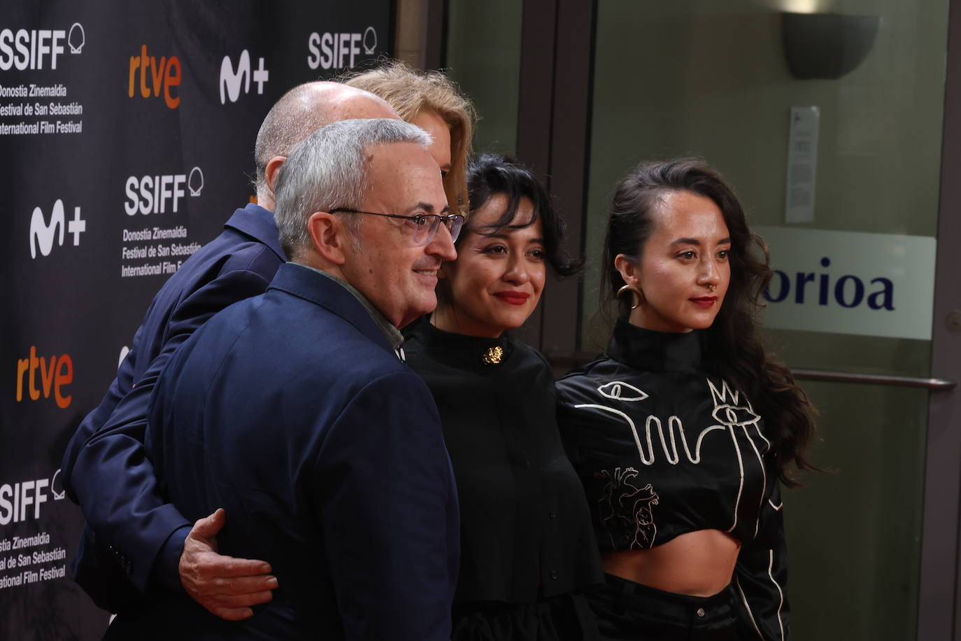 Alfombra roja de la gala inaugural del Zinemaldia