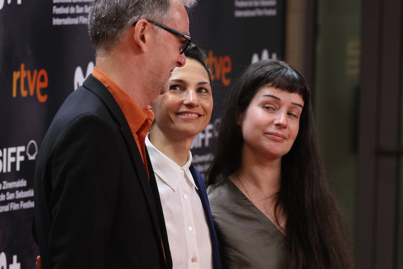 Alfombra roja de la gala inaugural del Zinemaldia