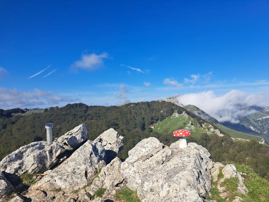 Impresionantes vistas desde la cima Ttuntturre