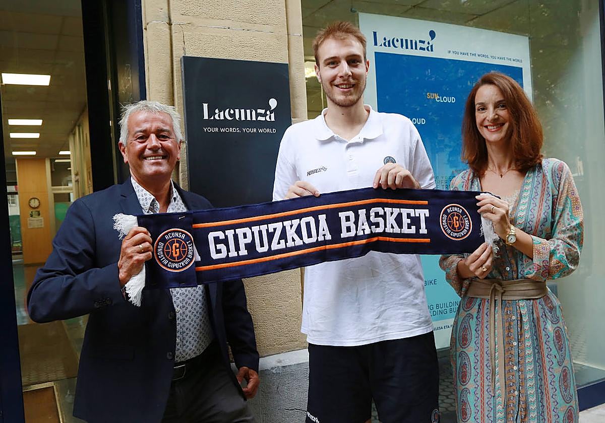 Josip Vrankic, este miércoles en Lacunza.