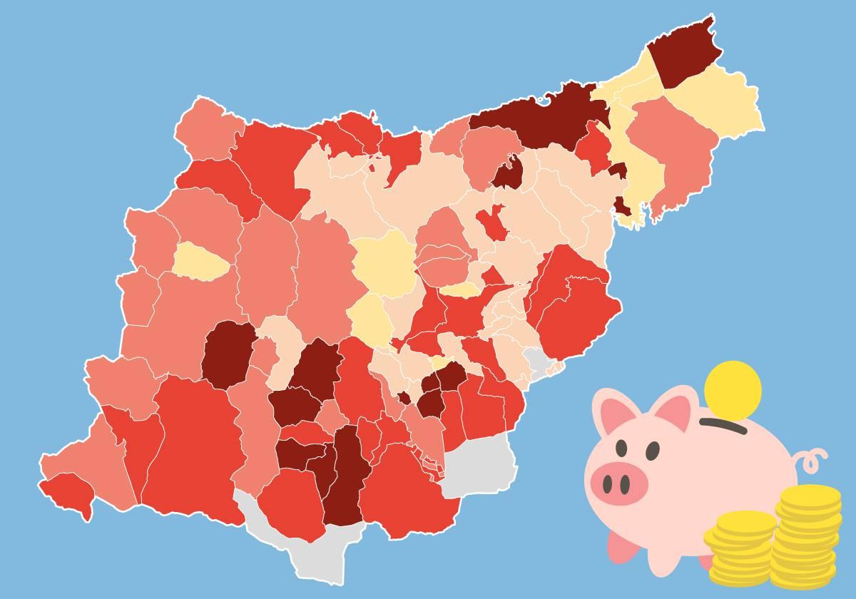 Consulta los municipios con más renta de Gipuzkoa