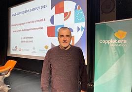 Martin Aramendi, UEMAko lehendakaria, Helsinkin.