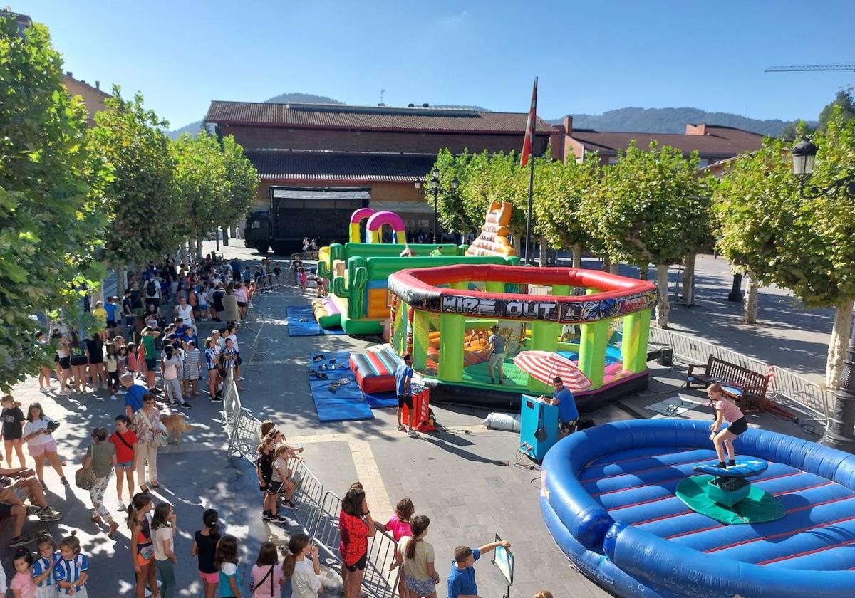 Los lazkaotarras no fallan a la cita de San Miguel en una jornada redonda