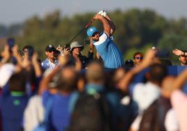 Un inmenso Rahm logra el primer punto para Europa en la Ryder Cup