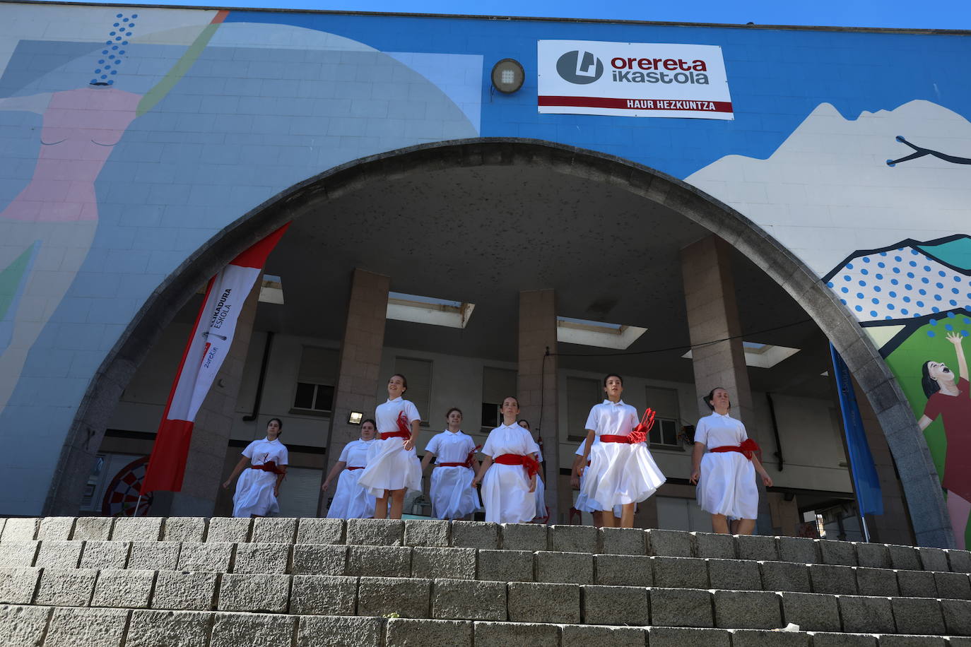 Fiesta de las ikastolas en Errenteria