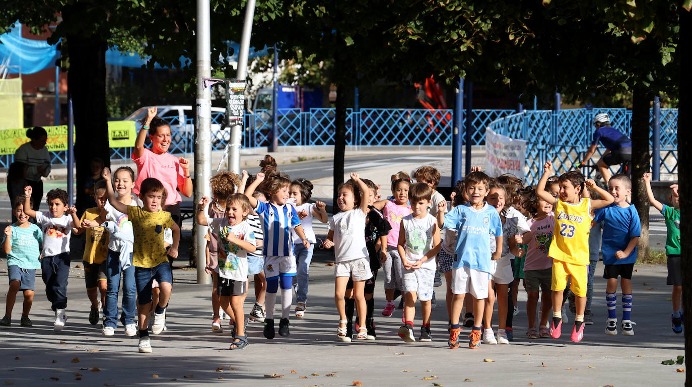 Fiesta de las ikastolas en Errenteria