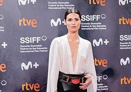 Loreto Mauleón en la alfombra roja de la gala de clausura