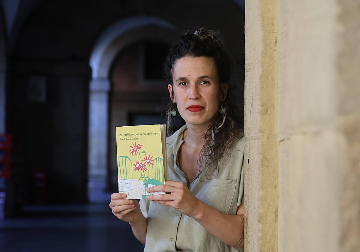 Ane Labaka sortzailea, Donostian egindako aurkezpenean.