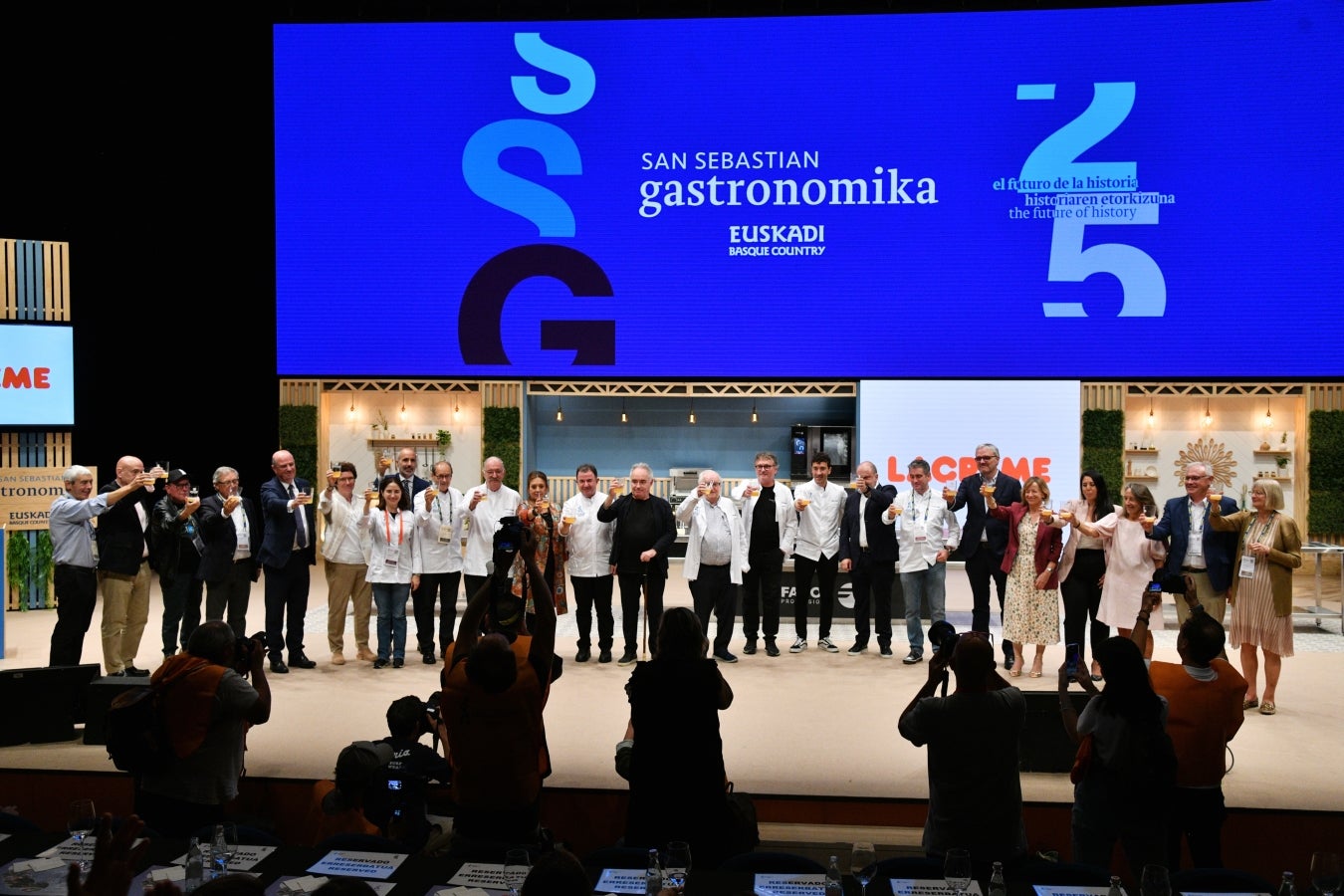 Inauguración de la 25 edición de San Sebastian Gastronomika