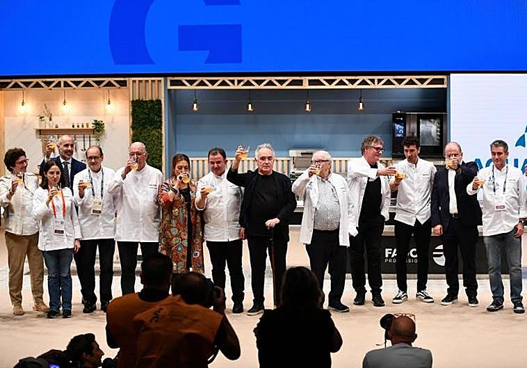 Brindis por la apertura de San Sebastian Gastronomika