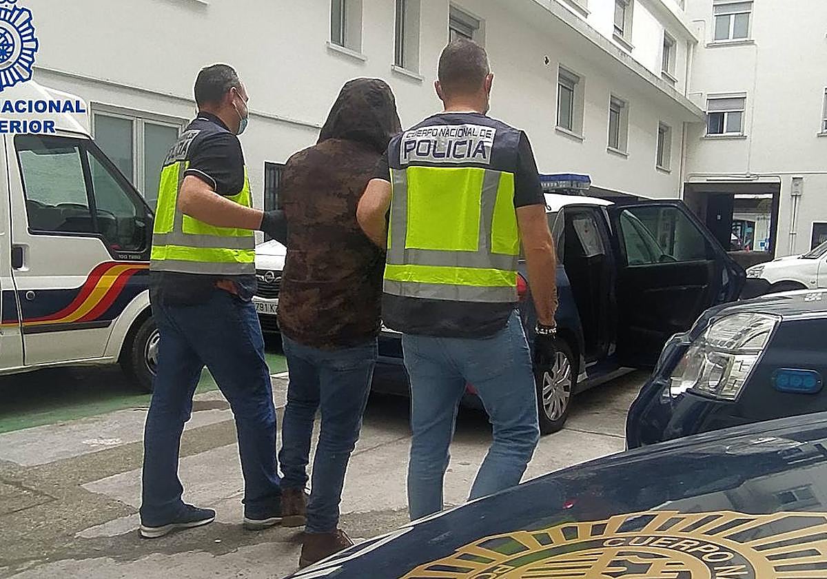 Detención del presunto pedófilo en Bilbao por parte de la Policía Nacional.