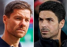 Xabi Alonso y Mikel Arteta.