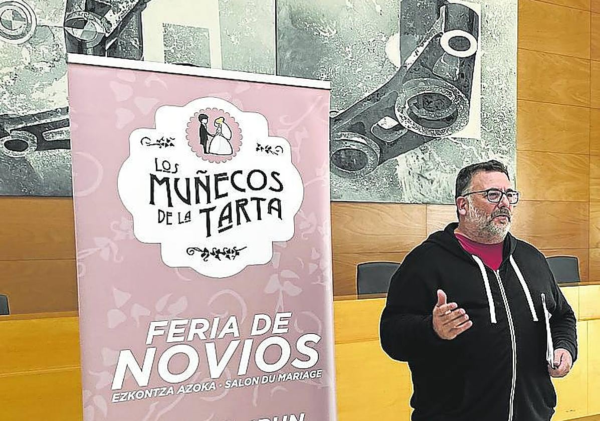 Fernando Vergara presentó ayer la nueva edición de la feria de bodas.