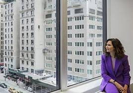 Isabel Díaz Ayuso se encuentra estos días de viaje institucional en Nueva York.