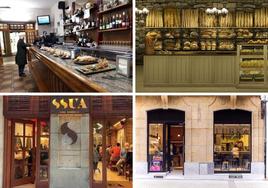 El bar Paco Bueno, la panadería Galparsoro, el restaurante Ssua Arde Donostia y la chocolatería Lurka, cuatro de los establecimientos premiados por la Guía Repsol.
