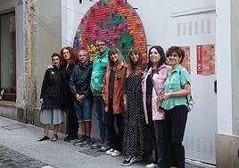 De izquierda a derecha: Retegi, Lizeaga, Monroy, Pantiga, Mazizior, Ranz, Matxain y Redondo.