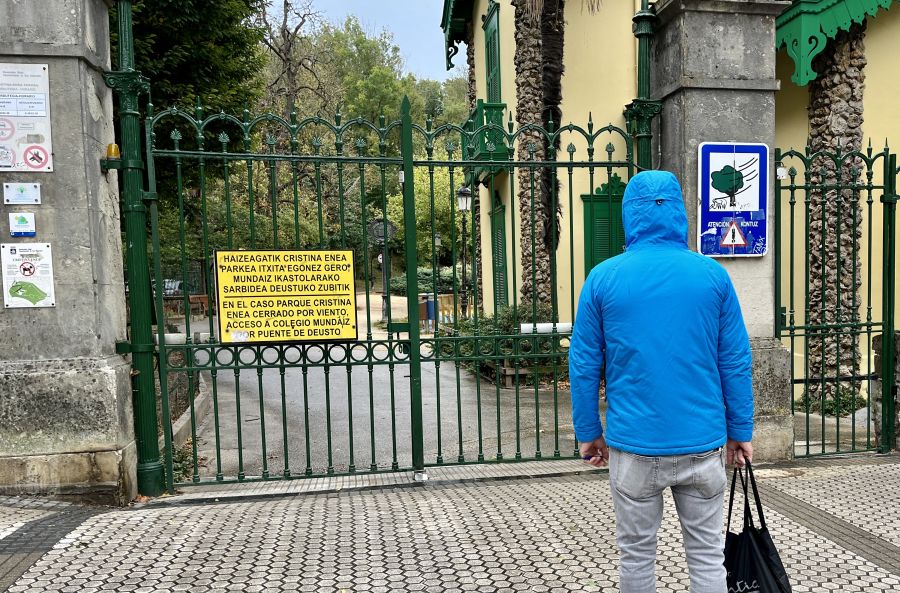 La borrasca llega a Gipuzkoa