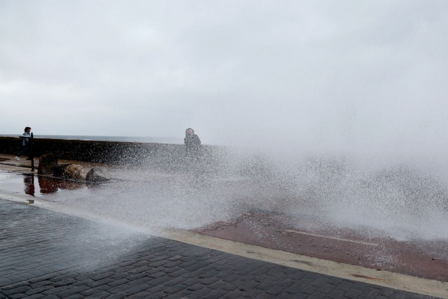 La borrasca llega a Gipuzkoa