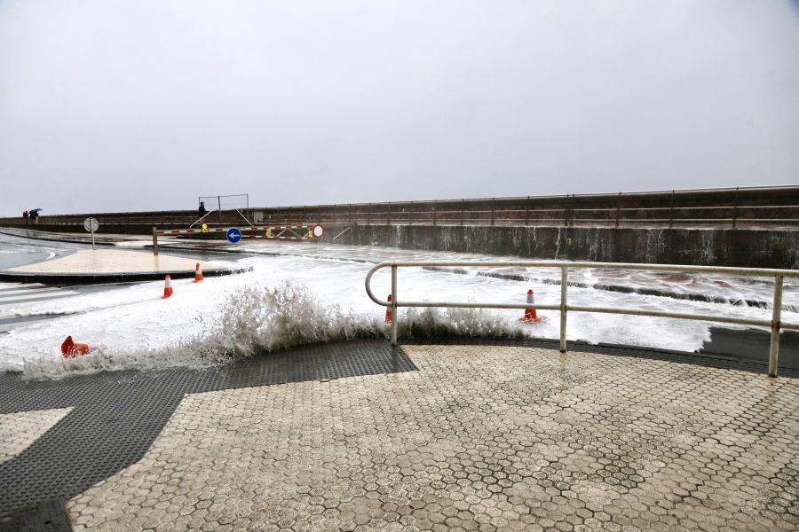 La borrasca llega a Gipuzkoa